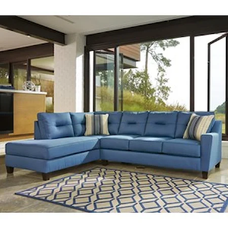 Sectional with Left Chaise in Performance Fabric